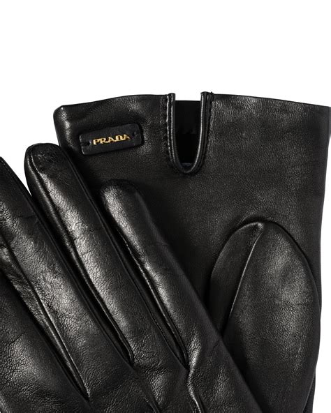 prada ladies leather gloves|prada leather gloves.